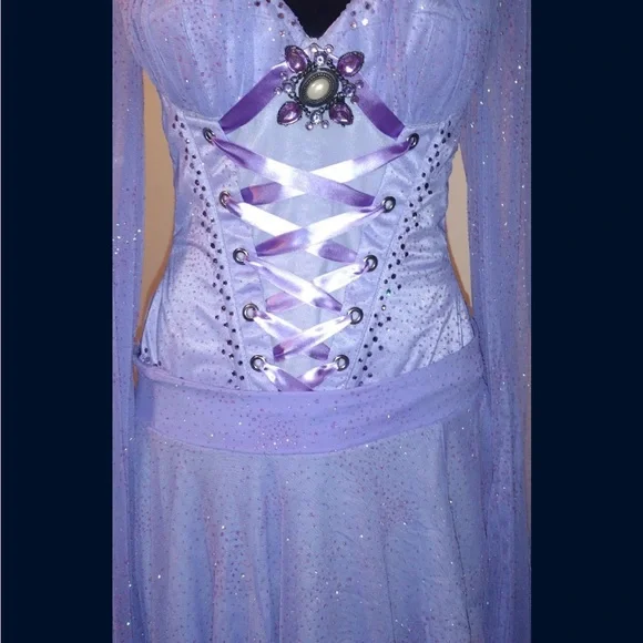 Chic Lavender Off-Shoulder Mini Dress - Picture 7 of 11